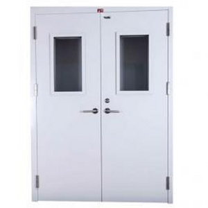 Cheap One And Half Hours Fire Rated Steel Doors Apartment Fire Protection Door