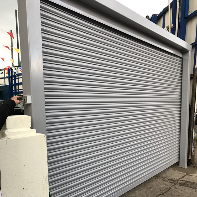 Hurricane Proof Electric Rolling Shutter Door Logistics Warehouse Windproof  8X8 Roll Up Doors