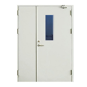 Emergency Exit Panel Door Steel Fire Proof Door With Panic Push Bar