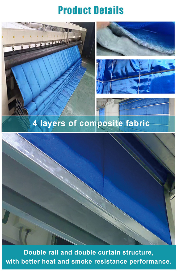 Wholesale  Industrial Automatic   Coated Rolling Shutter Door Fabric Roll Up Door  Door