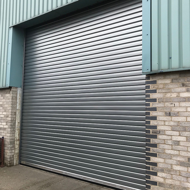 Hurricane Proof Electric Rolling Shutter Door Logistics Warehouse Windproof  8X8 Roll Up Doors