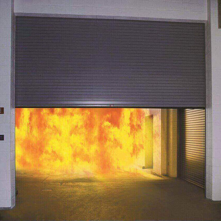 Australia Standard Aluminium Roller Shutter Fire Truck Rolling Door Fireproof Roll Up Door