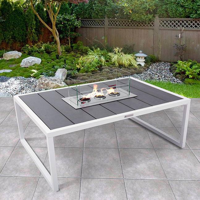 Factory Direct Sales High Quality Tabletop Gel Fuel Fire Coffee Table