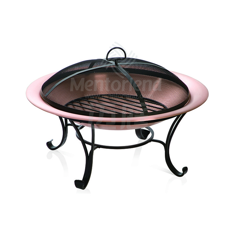 Factory New Design Round Mosaic Firepit Table Patio Heater Garden Stove Outdoor Fireplace Copper Firepit