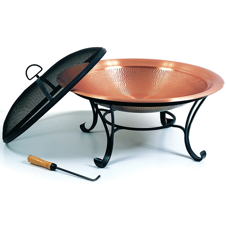 Factory New Design Round Mosaic Firepit Table Patio Heater Garden Stove Outdoor Fireplace Copper Firepit