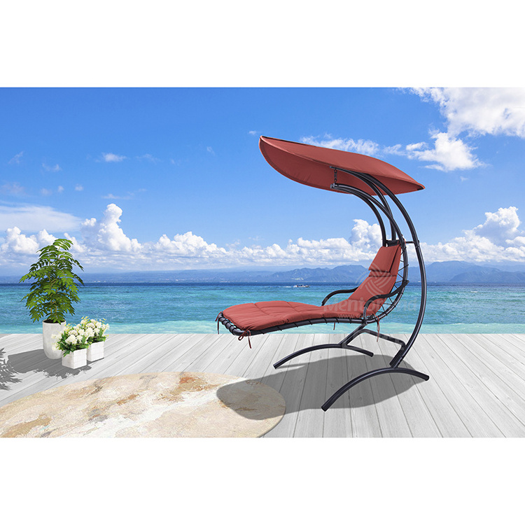 Hanging Lounger Chair Swing Steel Hammock Pool Lounger Outdoor Furniture Hammock Chair