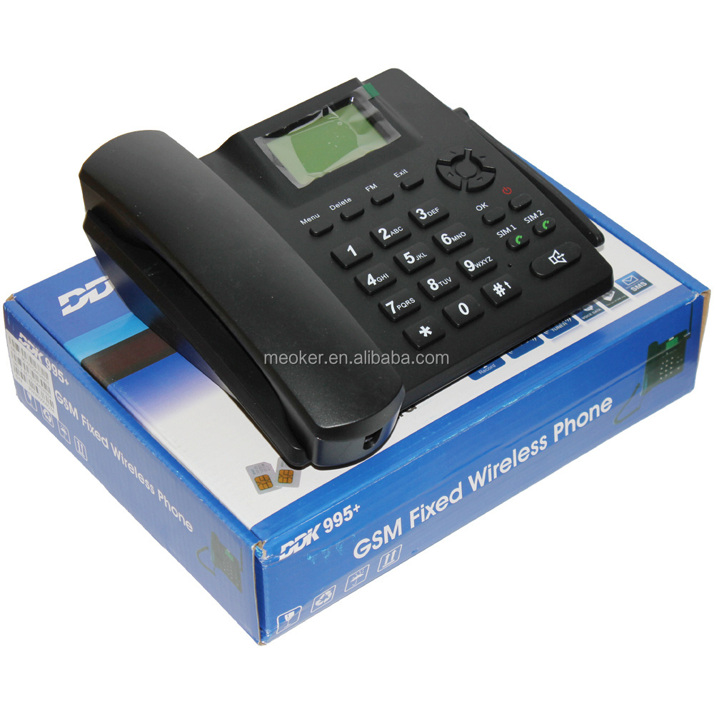 MEOKER DDK 995+ Multi Sim Card GSM Fixed Wireless Desktop Phone Support GSM 850/900/1800/1900MHz