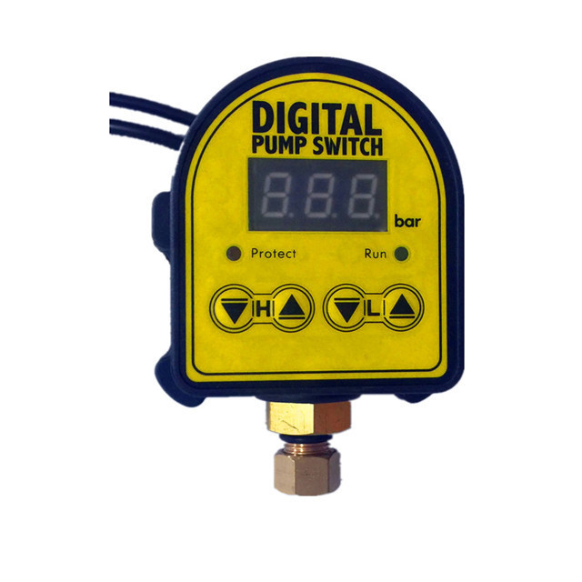 Submersible water pump electronic digital pressure control switch