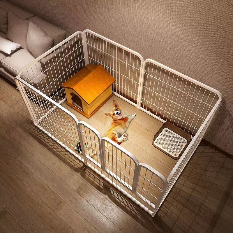 Pet Playpen Dog Fences Playing Kennel Cage Dog House Dog Cat Playpen Outdoor for Animals Pet Fence Indoor Pet Enclosure