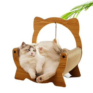 Cat Scratcher Couch, Cat Sofa, Cardboard Cat Scratcher Couch, Cat Scratching Bed Cat Couches for Indoor Cats (C Shape)