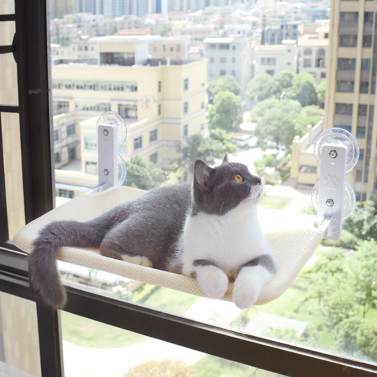 MEOW LOVE PET Window Suction Hammock Cat Bed Can Climb Window Hammock