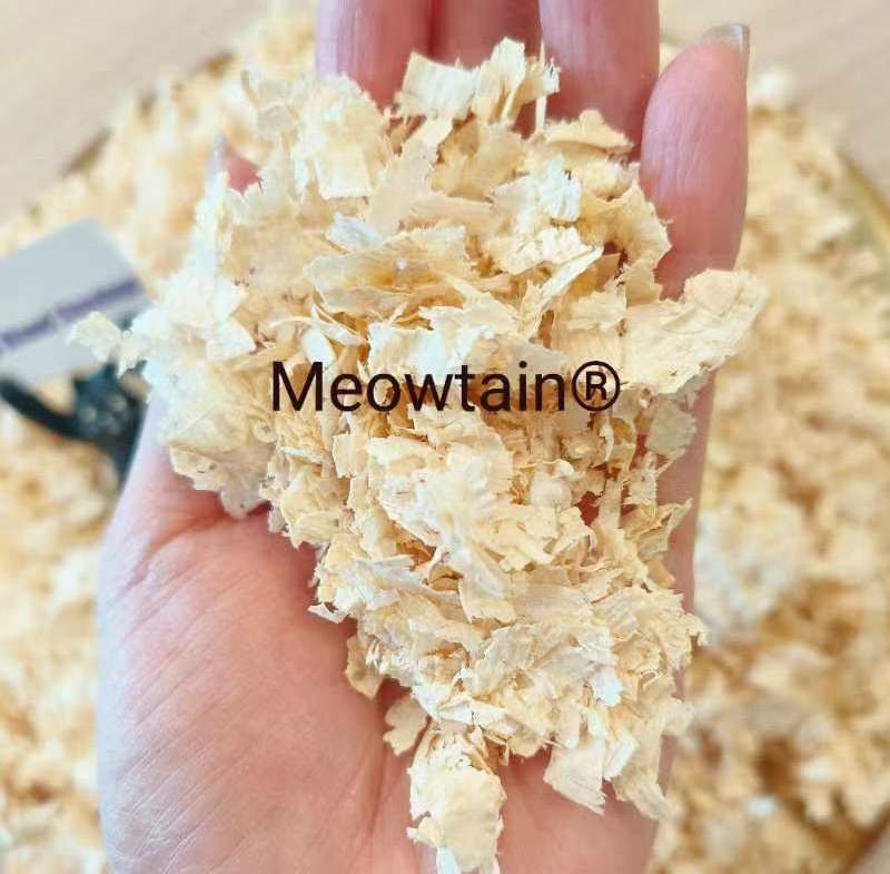 Meowtain pet bedding poplar small animal aspen paper dust-free sawdust absorbs water deodorize wood shaving for hamster