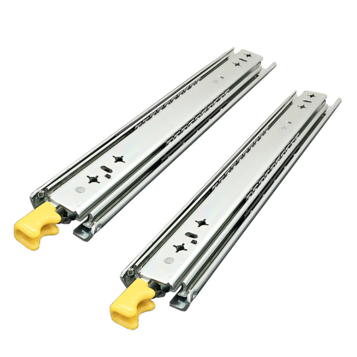 76mm Heavy Duty Stainless Steel Rust Protection Caravans Stove Slide Full Extension Lock-in Lock-out Drawer Slide