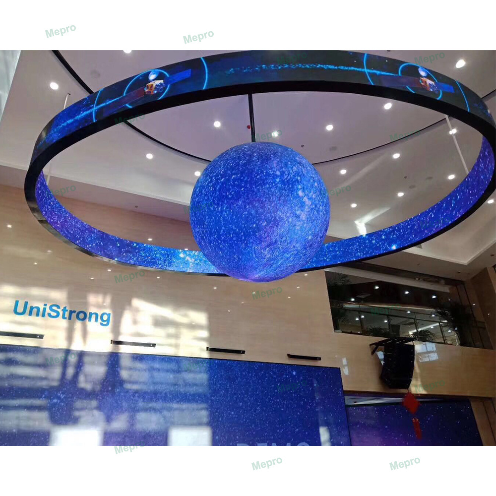 Indoor Flexible Led Wall Curve 2.5 Pantalla Curva Roll Up Video Display Screens