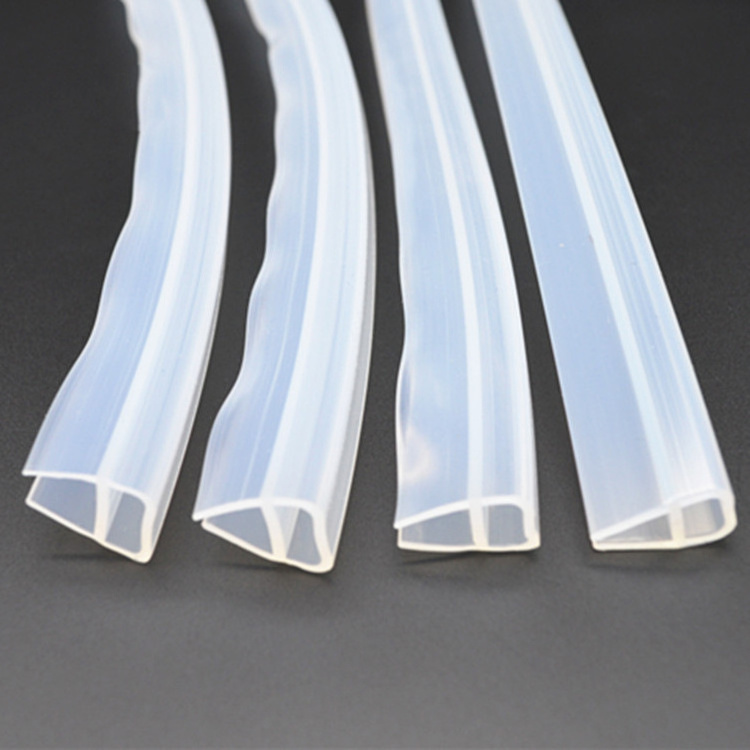 1M F U H Shape Glass Door Seals Silicone Rubber Shower Room Door Window Glass Seal Strip Weatherstrip 6 To 12 Mm Glass