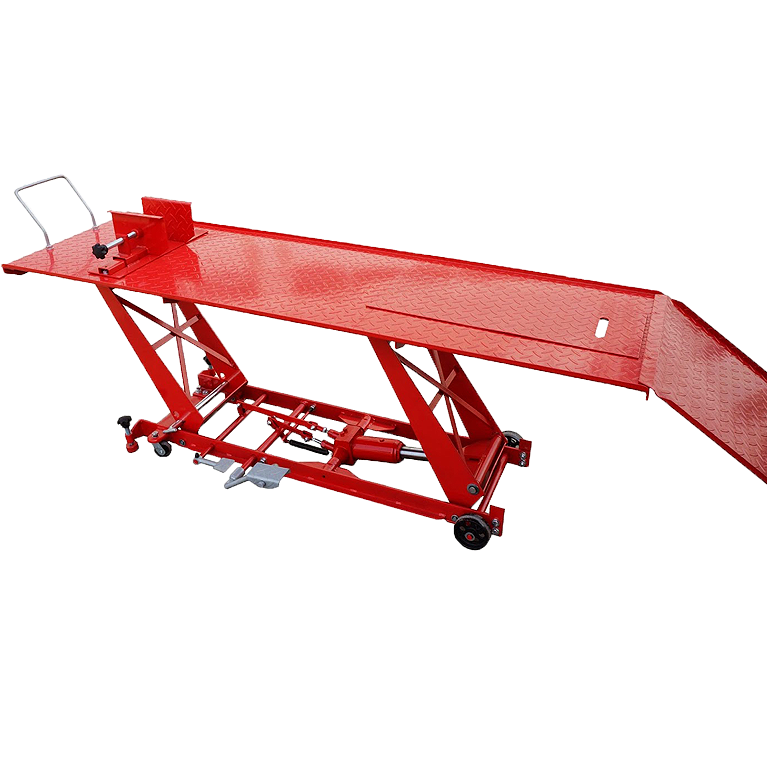 Merare Hot Sale 800 Lbs Hydraulic Motorcycle lift table factory price scissor jack good quality motorcycle lift