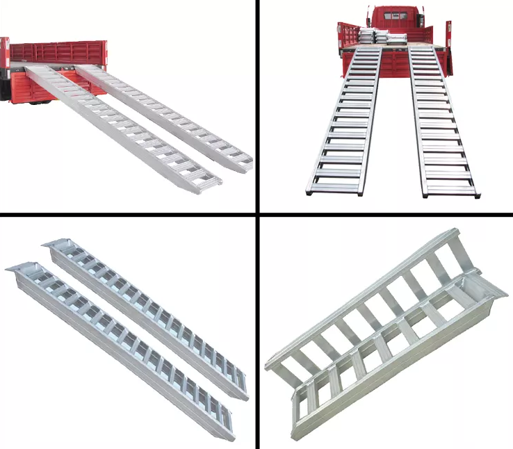 Machinery Construction Trailer Loading Aluminium Ramps