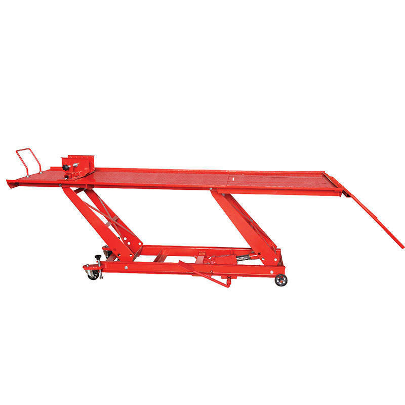 Merare Hot Sale 800 Lbs Hydraulic Motorcycle lift table factory price scissor jack good quality motorcycle lift