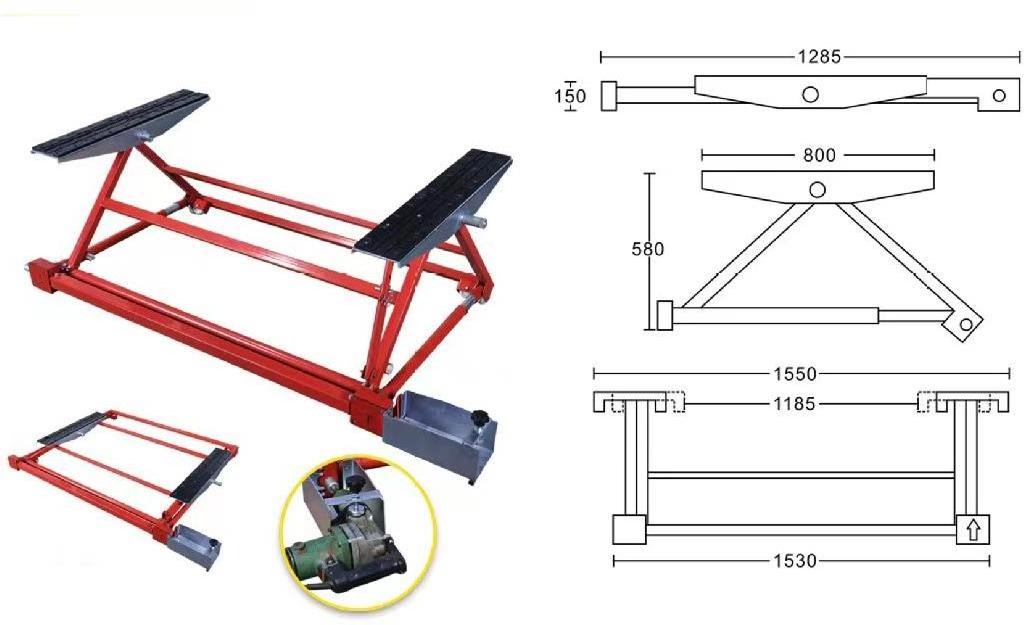 High Quality Portable Lift Car Scissor Mini Auto Lifting Car Lifts For Home Garage