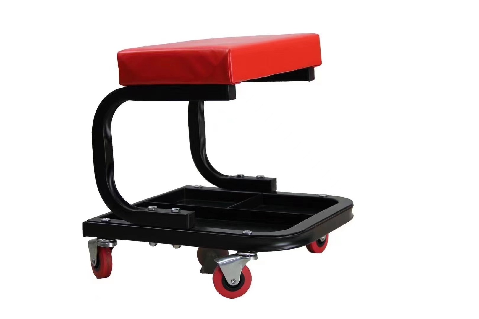 Hot Sale 300 lbs Adjustable Mechanics Rolling Stool or Roller Seat Car Repair Stool Workshop Seat Air Roller Seat