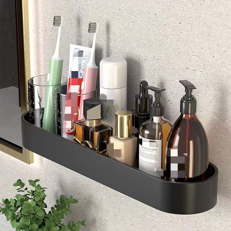 Professional standard shower shelf wall mounted storage organizer rack bathroom storage shelves