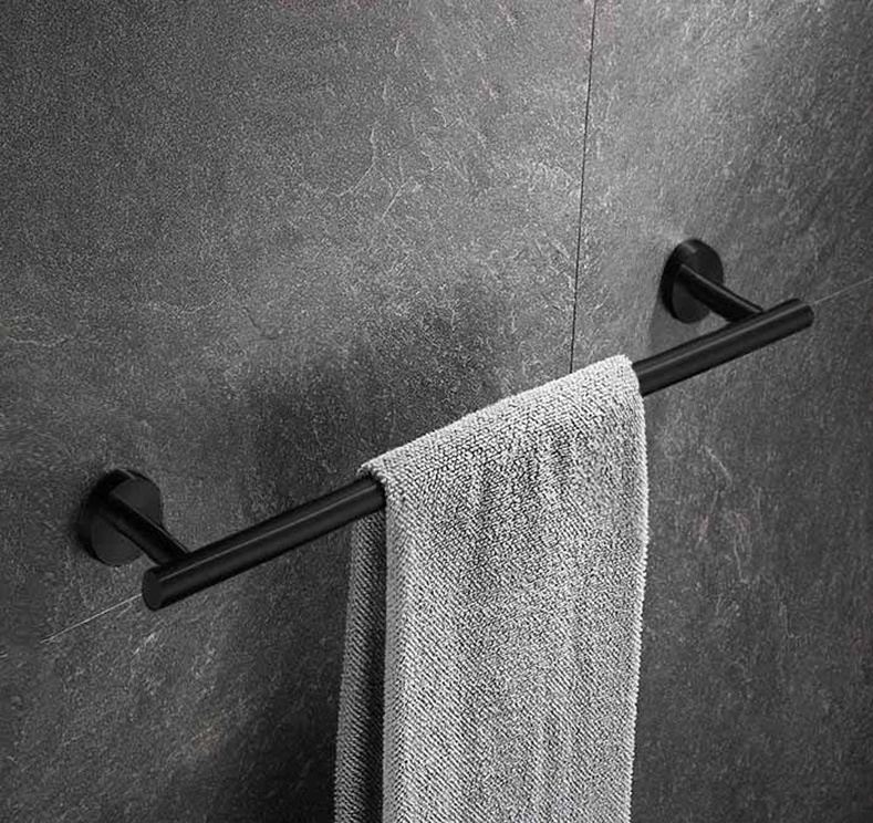 Oem/odm Bathroom Towel Bar Matte Black 18