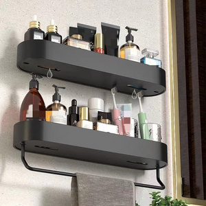 Professional standard shower shelf wall mounted storage organizer rack bathroom storage shelves