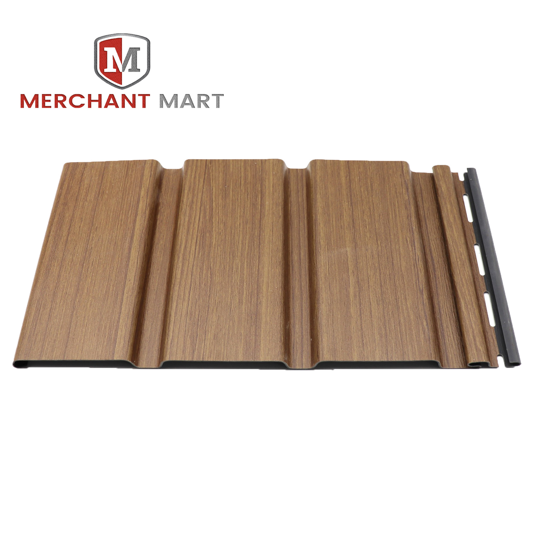 Matt Wood Grain PVC Soffit Ceiling Panels for Roof Cladding Wall