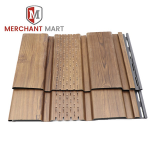 Matt Wood Grain PVC Soffit Ceiling Panels for Roof Cladding Wall