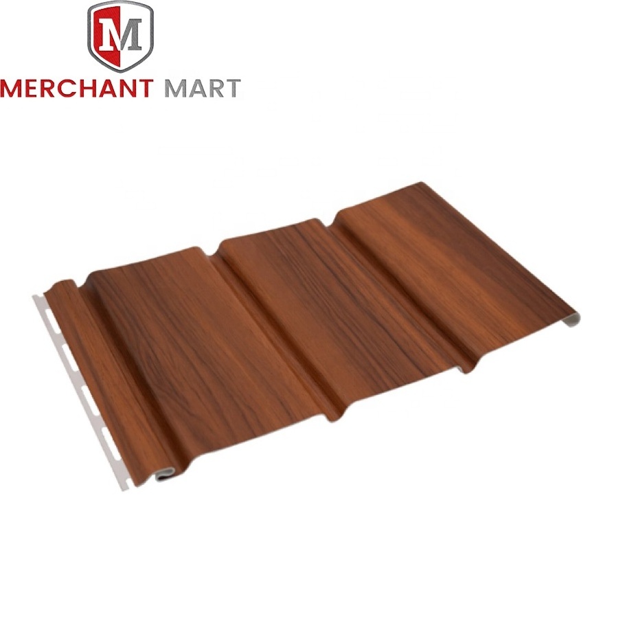 Factory Supply Best Price Flexible 12inch Wooden Grain PVC Soffit Panels for Interior Ceiling