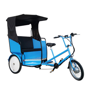 Pedal Assist Electric Taxi Bicycle Pedicab Rickshaw