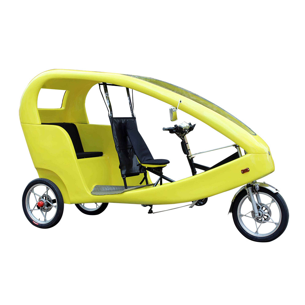 Three Wheel Auto Rickshaw Adult ElectricTricycle Bajaj Tuk Tuk Taxi For Sale