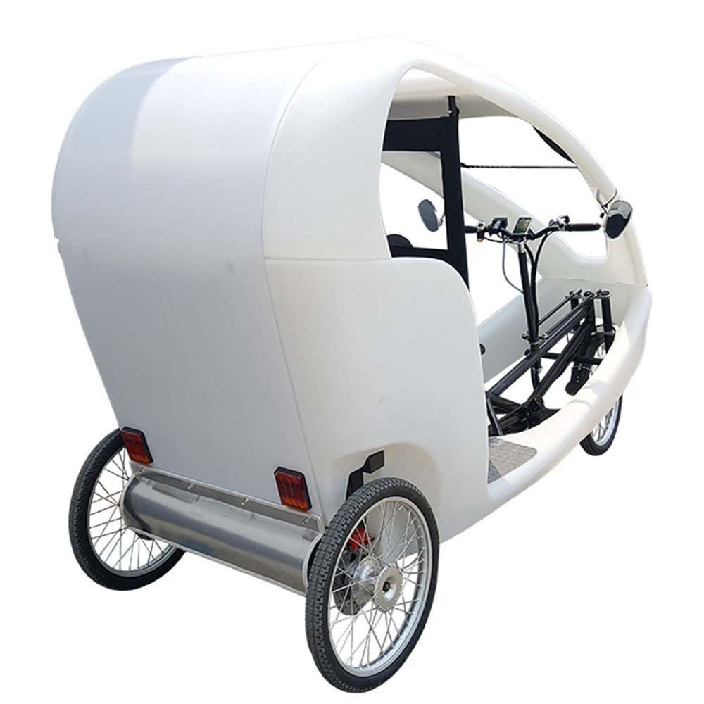 1000watt 3 Wheel Bike Taxi Car Pedicab Two Passenger Loading Cheap Adult Electric Tricycle Recumbent Trike