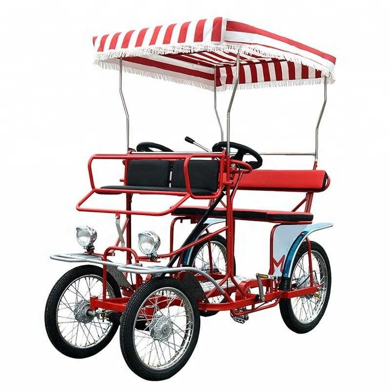 Passengers 4 Seater Pedal Bike Quadricycle for Sale