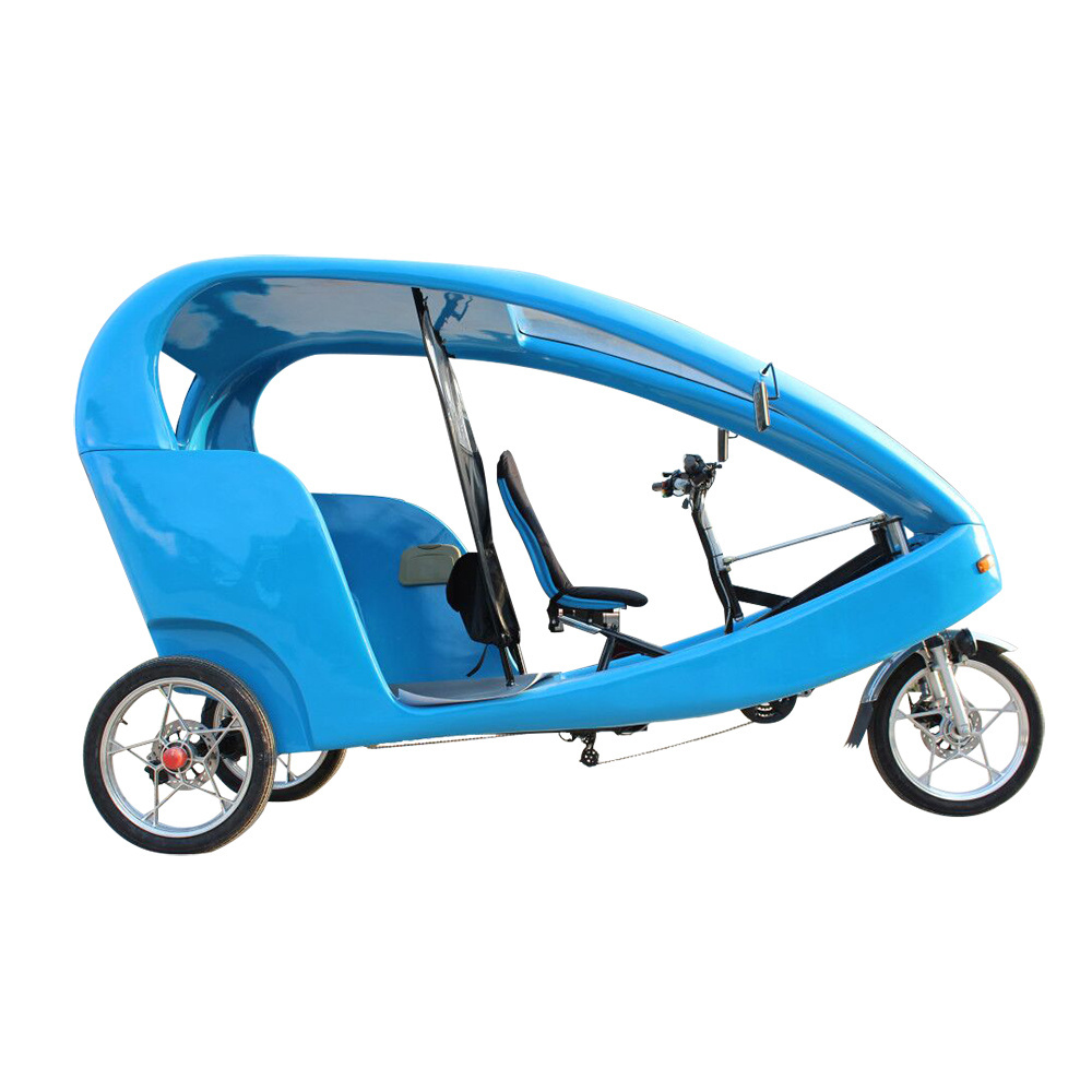 Three Wheel Auto Rickshaw Adult ElectricTricycle Bajaj Tuk Tuk Taxi For Sale