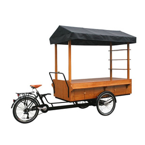 3 Wheel Pedal Assistant Customized Hot Dog Commercial Vending Cart Trike Cargo bike