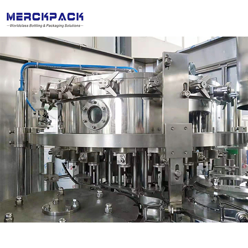 Automatic Glass Bottle  Co2 Carbonated Soft Beverage Drinks Soda Water Drinks Beverage Beer Filling Machine Production Line