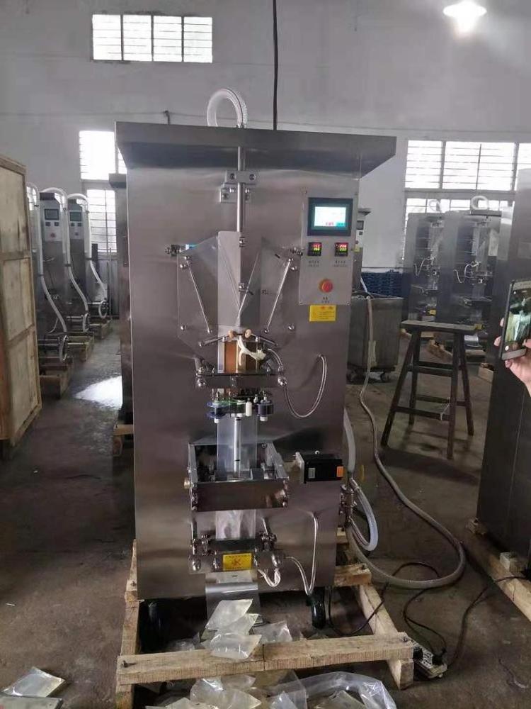 Factory Price Automatic Liquid Pure Mineral Water Juice Milk Sachet Bags Pouch Packager Filling Machine