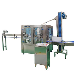 Automatic Glass Bottle  Co2 Carbonated Soft Beverage Drinks Soda Water Drinks Beverage Beer Filling Machine Production Line