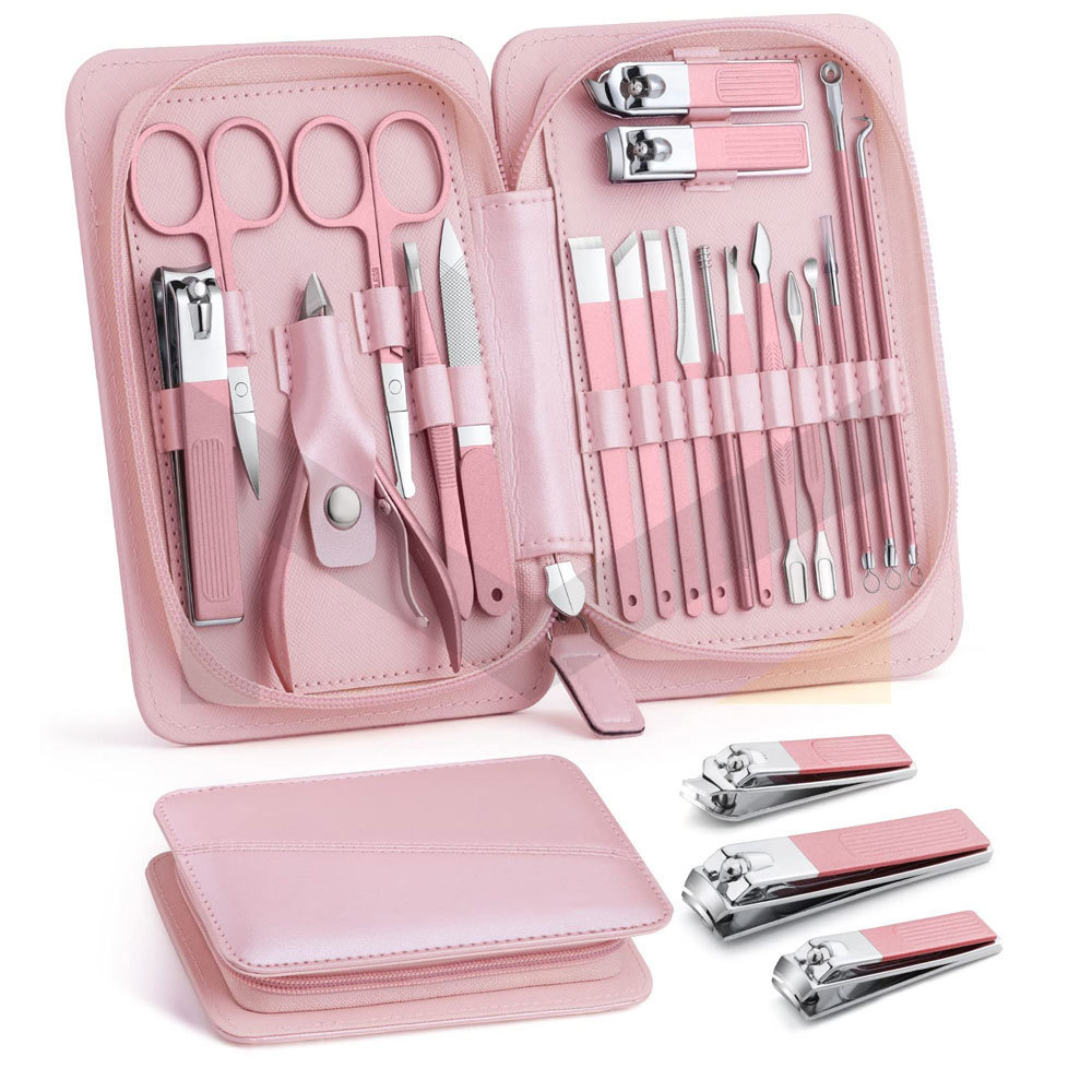 Wholesale Professional Stainless Steel Hand or Foot Nail Care Tools Set manicure Kits in new style and Available in all colors