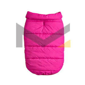 Hot Selling Dog Puffer Coats Warming Light Weight inside faux fur Pet Clothes for Outdoor Water Resistant Dog Puffer vest