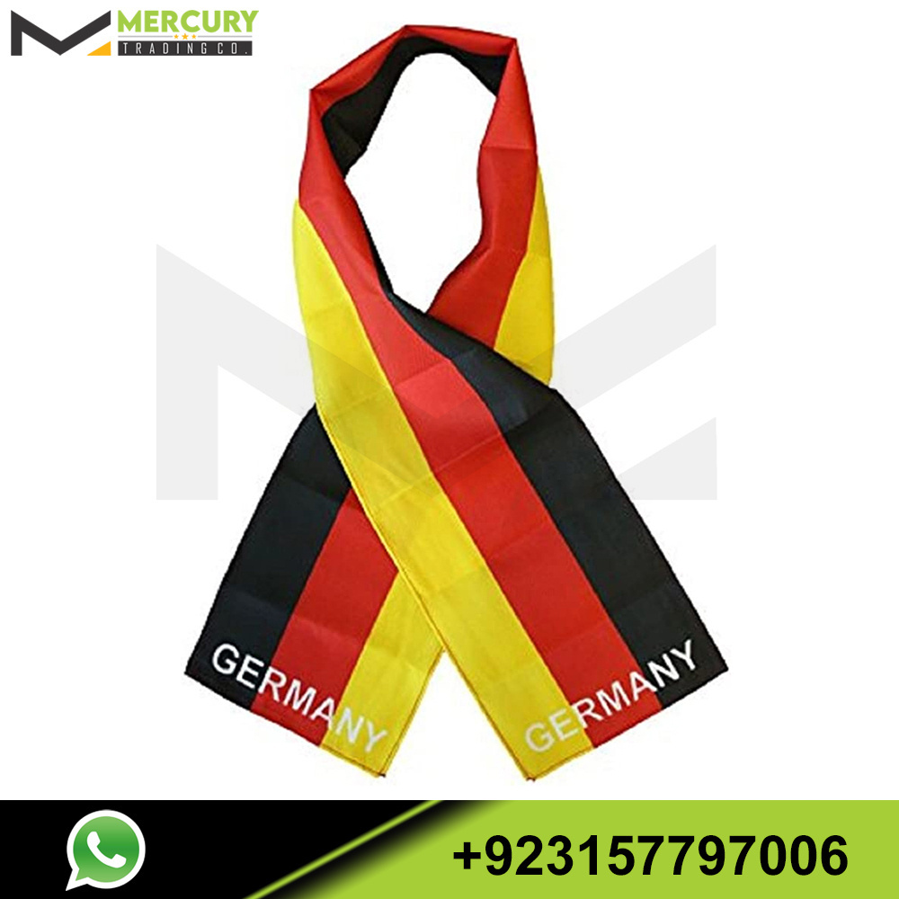 Jordan Country Lightweight Flag Printed Knitted Style Scarf Germany Australia Kuwait Flag Scarfs For Football Team Fans