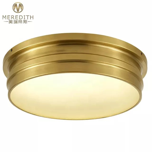 Wholesale Cheap Price Customizable Nordic Style Living Room Stairs Indoor Led Brass Recessed Light Ceiling