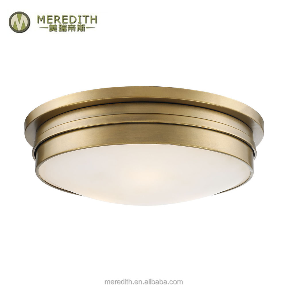 High Quality Customized Tradition classic design indoor office illumination gold brass recessed light ceiling