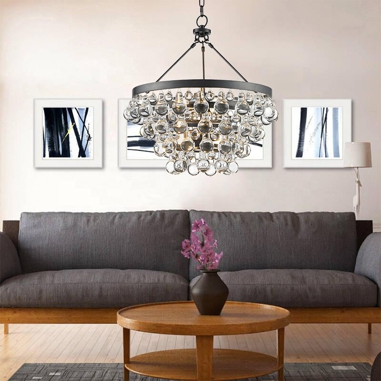 Hotel Luxury Chandelier Hanging Living Room Fancy Crystal Modern Led Ceiling Panel Lights Chandelier Light Hot Sale Products