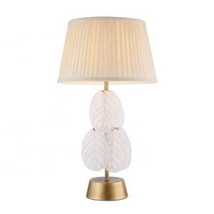 Meredith Lamp Home Decor nordic bedroom bed side table light  brass led desk lamp glass charm table lamp