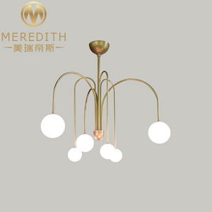 Meredith Large Decorative Home High Glass Led Chandelier Living Room Crystal Luxury Lights Modern Chandelier