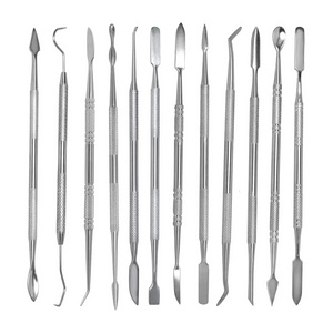 12 Pcs Wax Carvers Kit Lab Equipment Wax Carving Tools Set Stainless Steel Kit Wax Carver Dentist Tool