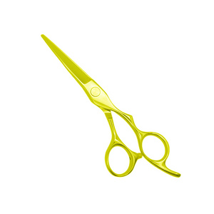 High Quality Hair Cutting Scissors Gold Color Coated Barber Shear Hair Cutting Scissors For Salon And Home Use