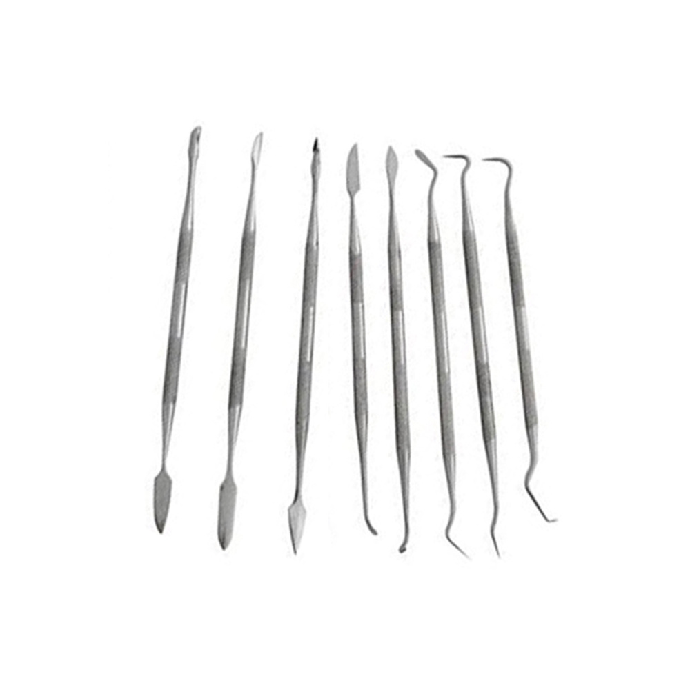 Lab Equipment Wax Carving Tools Set 12 Pcs Stainless Steel Kit Wax Carver Dentist Tool High Quality Carving Wax